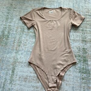 Small beige bodysuit from Amazon